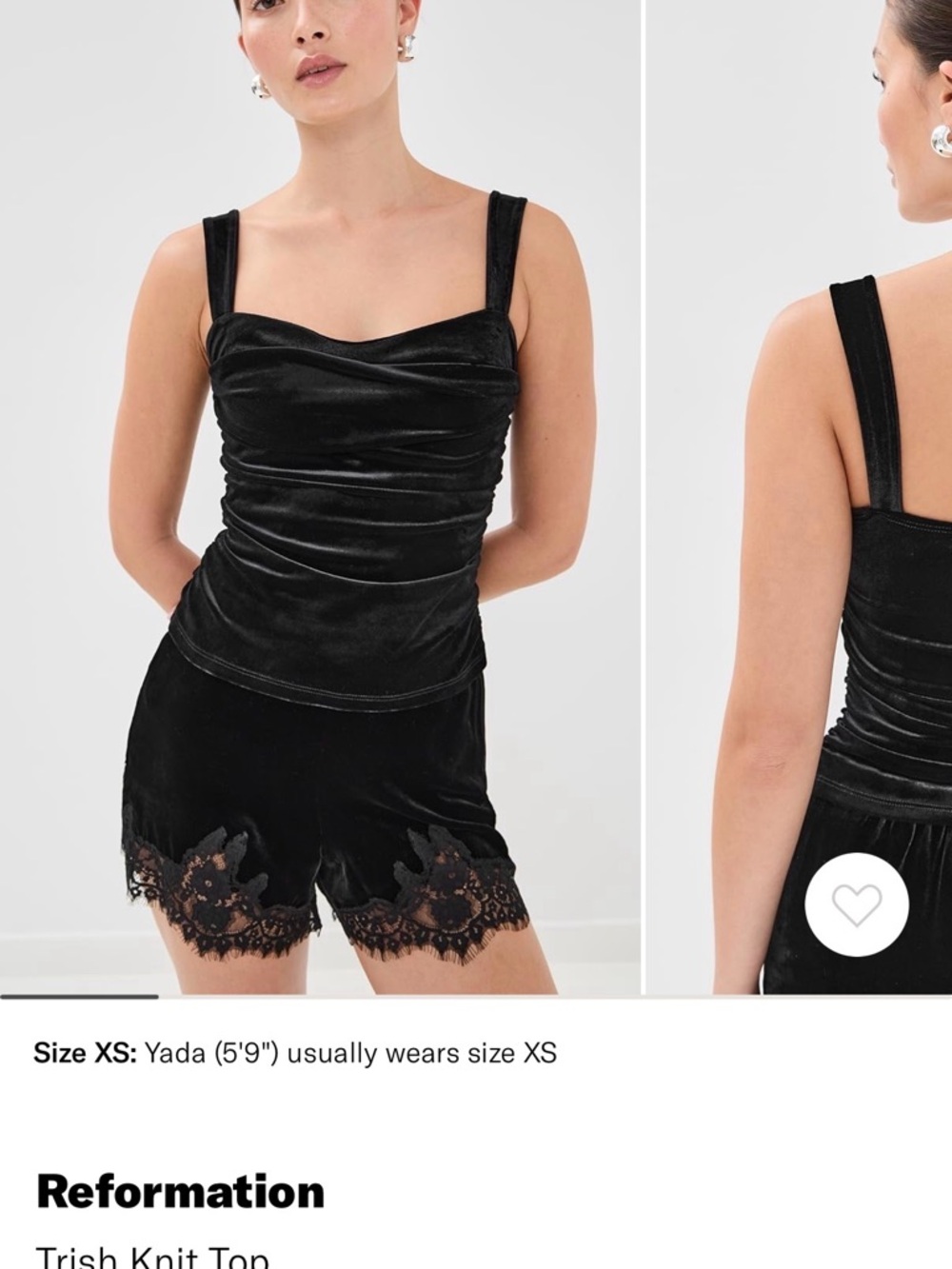 Reformation Trish Knit Top